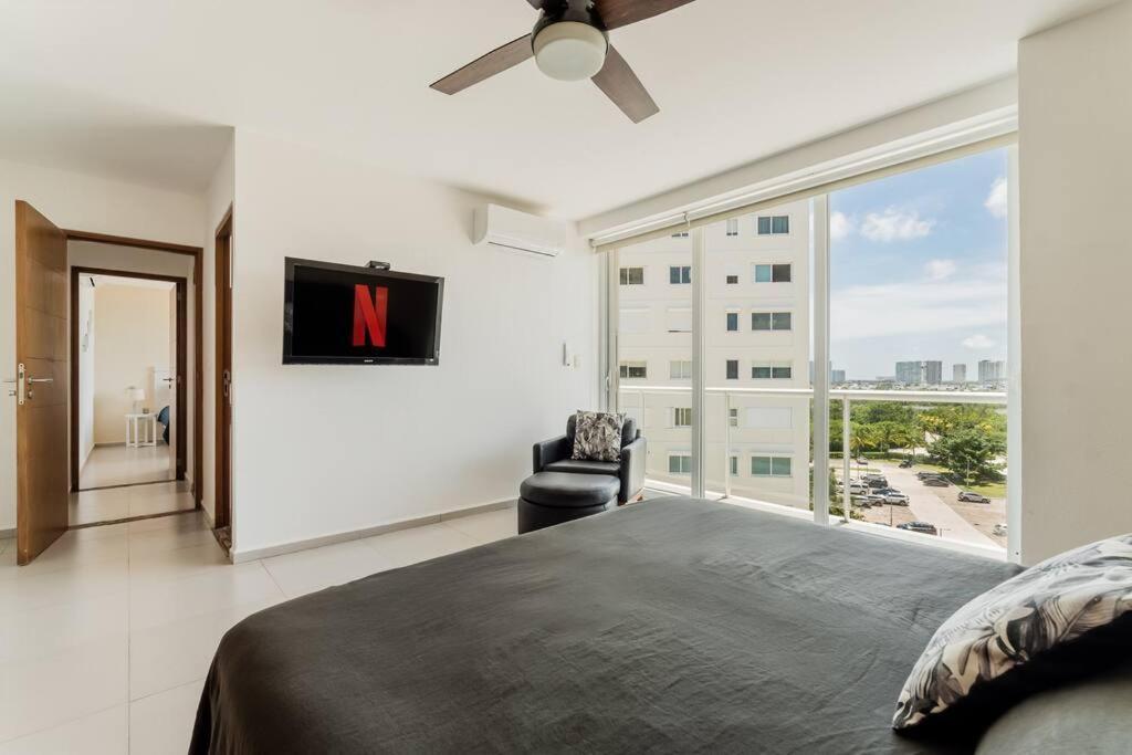 Reef Beachfront 3Bdr Apartment By Casa Paraiso Cancún Exterior foto