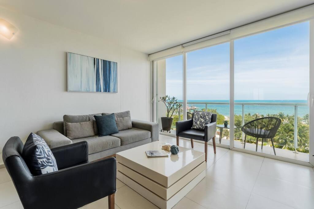 Reef Beachfront 3Bdr Apartment By Casa Paraiso Cancún Exterior foto